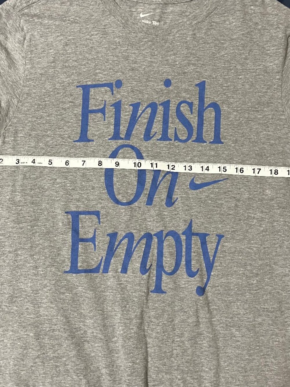 "Finish on Empty" Nike t-shirt; Size L - Picture 8 of 10